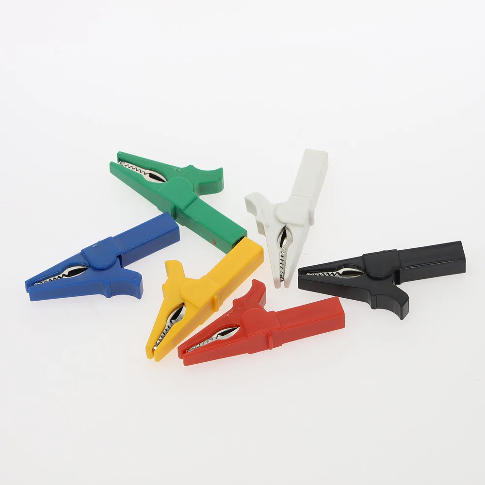 Battery Test Clip 55MM HV Alligator Clip For Banana Plug 4mm Multimeter Pen Cable Probes Crocodile 1pcs alligator clips electric test clamp test probes test leads