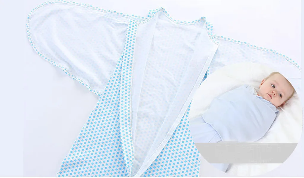 Конверт для ребенка детское одеяло обертывание хлопковый конверт мягкое детское постельное белье зимний спальный мешок от 0 до 3 месяцев