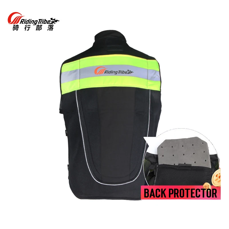 Reflective Motorcycle gear pads Cycling Bike Vest Clothing Street Road Protector Motocross Body Protection Jackets Vest Cloth