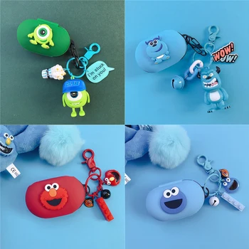 

Cartoon Cute Silicone Cover for Samsung Galaxy Buds 2019 Bluetooth Headset Charging Box Cover Wireless Headphone Shockproof Skin