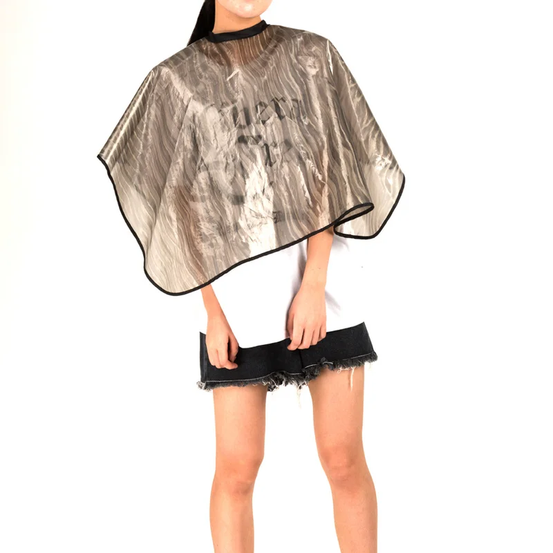 

1PCS Hairdresser Cutting Hair Cape PVC of Waterproof Salon Hair Coloring Hairdressing Warp Hairdressing Supplies