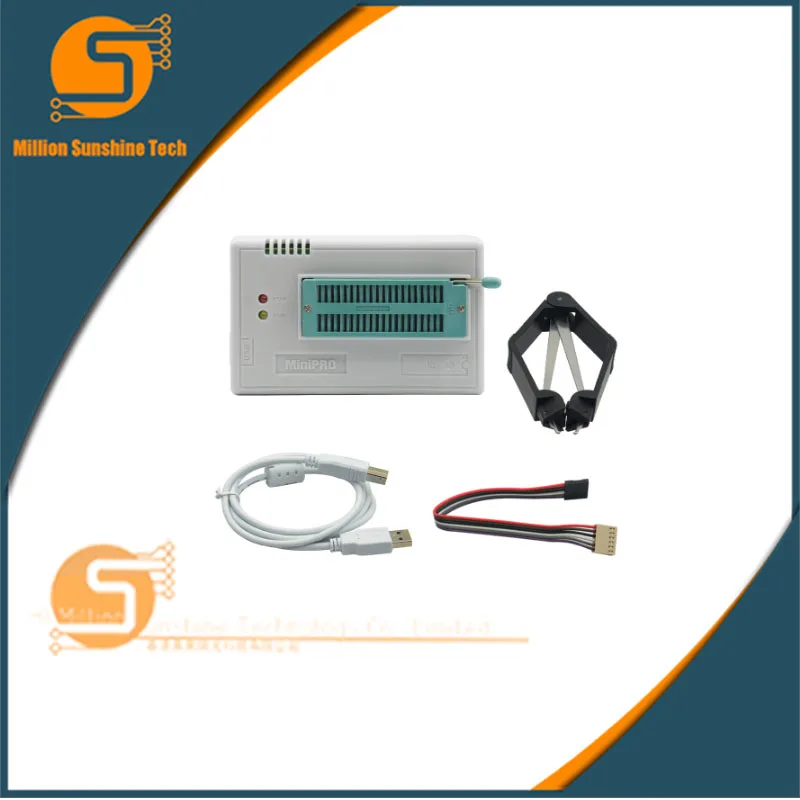 100% Оригинальный Minipro TL866ii Plus с 10 адаптерами EEPROM Universal Bios USB программатор лучше чем