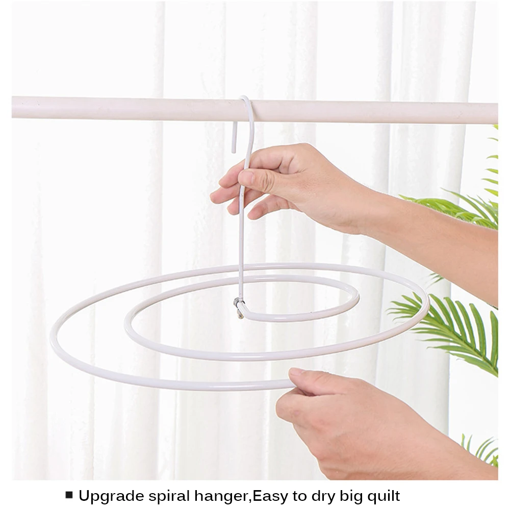 Спирально образная одежда железная искусственная чехол для вешалки сушильный