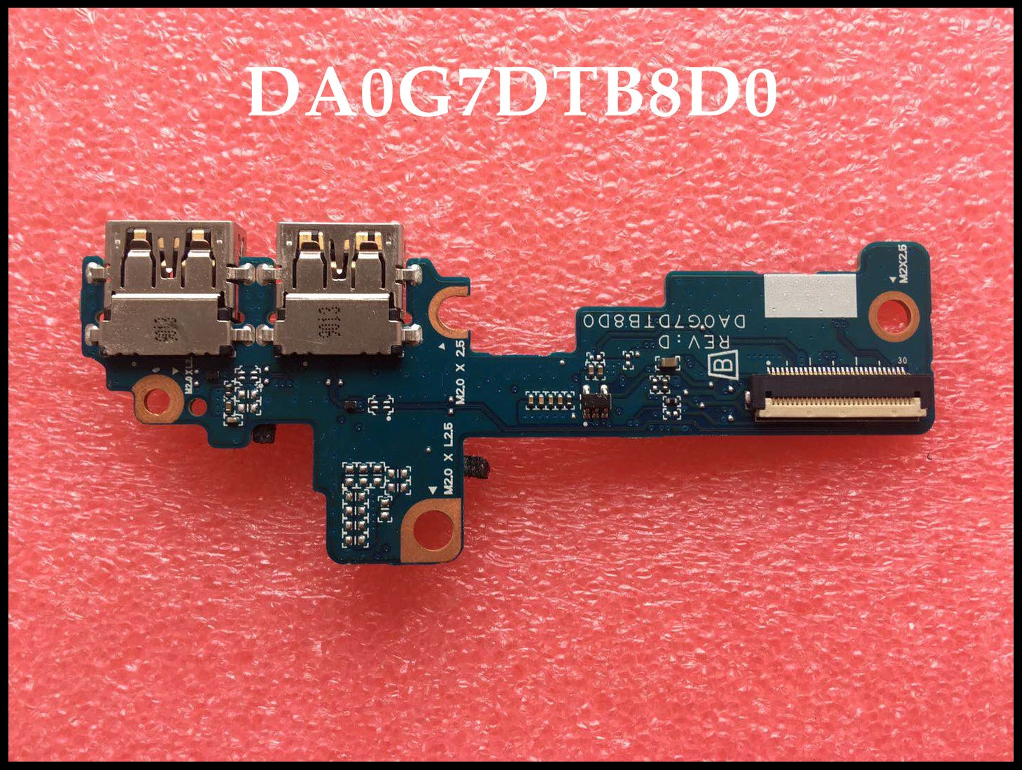 Оригинал DA0G7DTB8D0 для HP Pavilion 13-AN 13-AN0002TU TPN-Q214 серии ноутбука USB плата 100% полностью