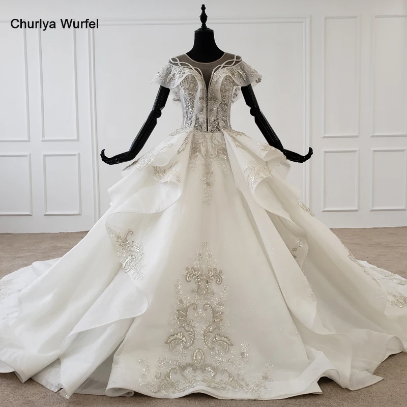 HTL1219 Luxe Trouwjurk 2020 Applicaties Kralen Lovertjes Lace Illusion Hals Boho Trouwjurk Lange Mouwen Свадебное Платье HTL1219 Luxe Trouwjurk 2020 Applicaties Kralen Lovertjes Lace Illusion Hals Boho Trouwjurk Lange Mouwen Свадебное Платье