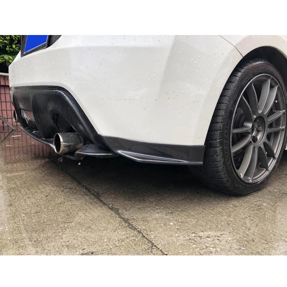 Для Subabu BRZ Base TS Sport-tech Limited Premium 2 двери Coupe передний бампер для губ разветвители углеродного волокна