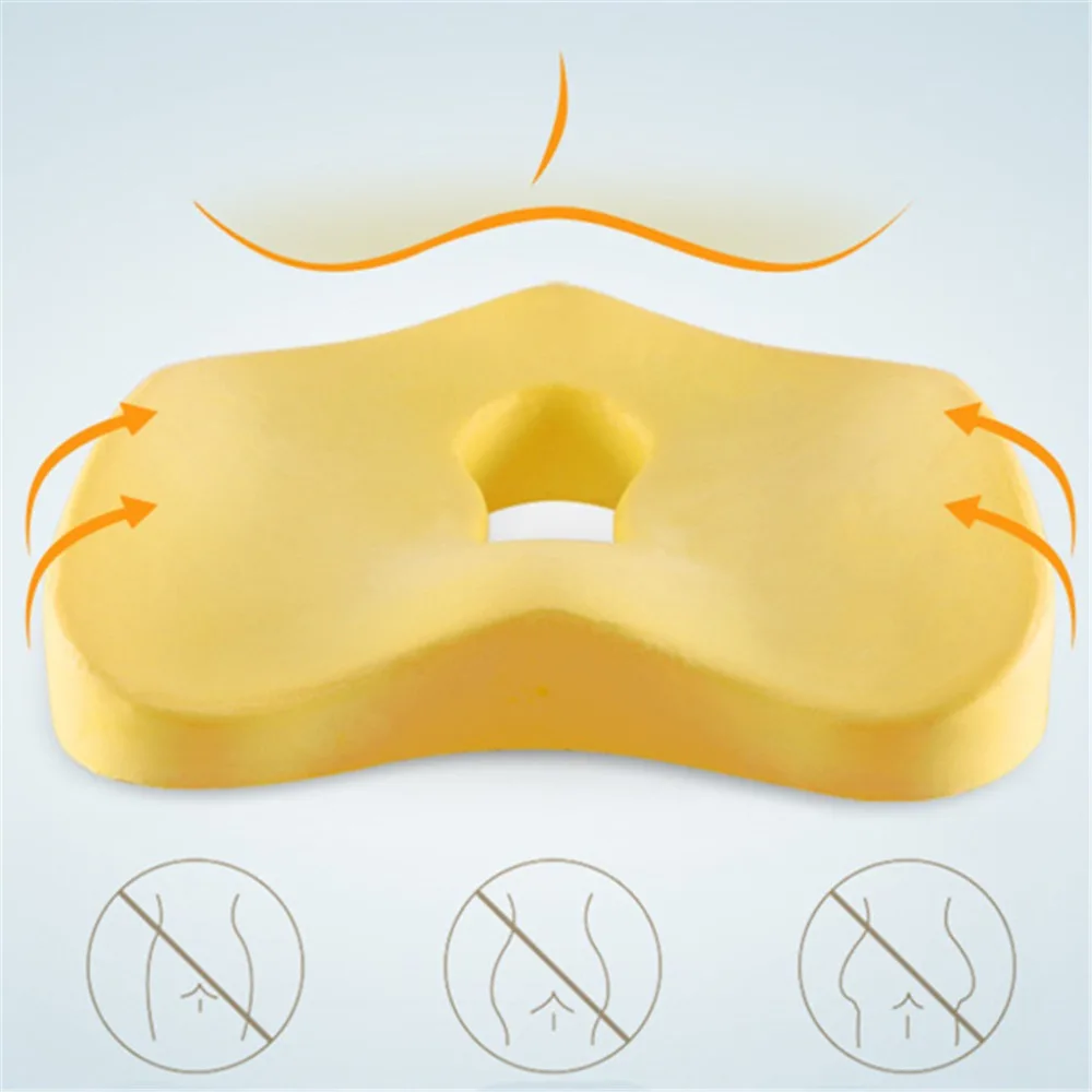 Breathable memory foam seat cushion memory foam seat cushion lower back pain relief suitable for home office 30N28 (3)