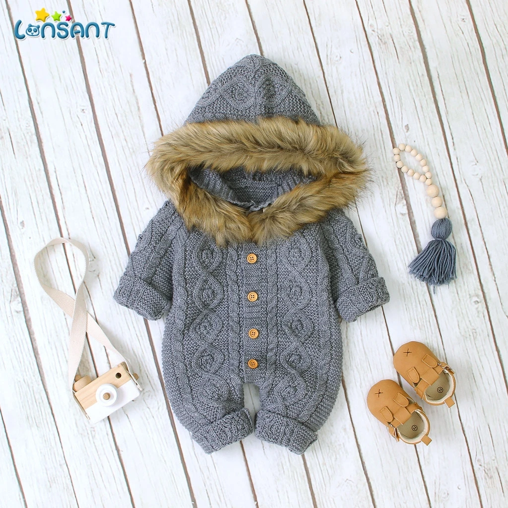 Комбинезон для новорожденных с длинным рукавом на осень/зиму | Мать и ребенок