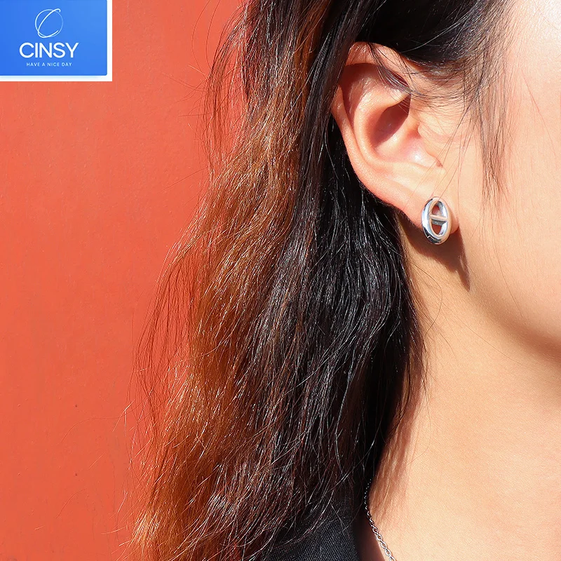 CINSY Jewelry Stainless Steel Earrings Kolczyki Brincos Piercing Christmas Aretes Earrings For Women Pendientes Mujer Earrings