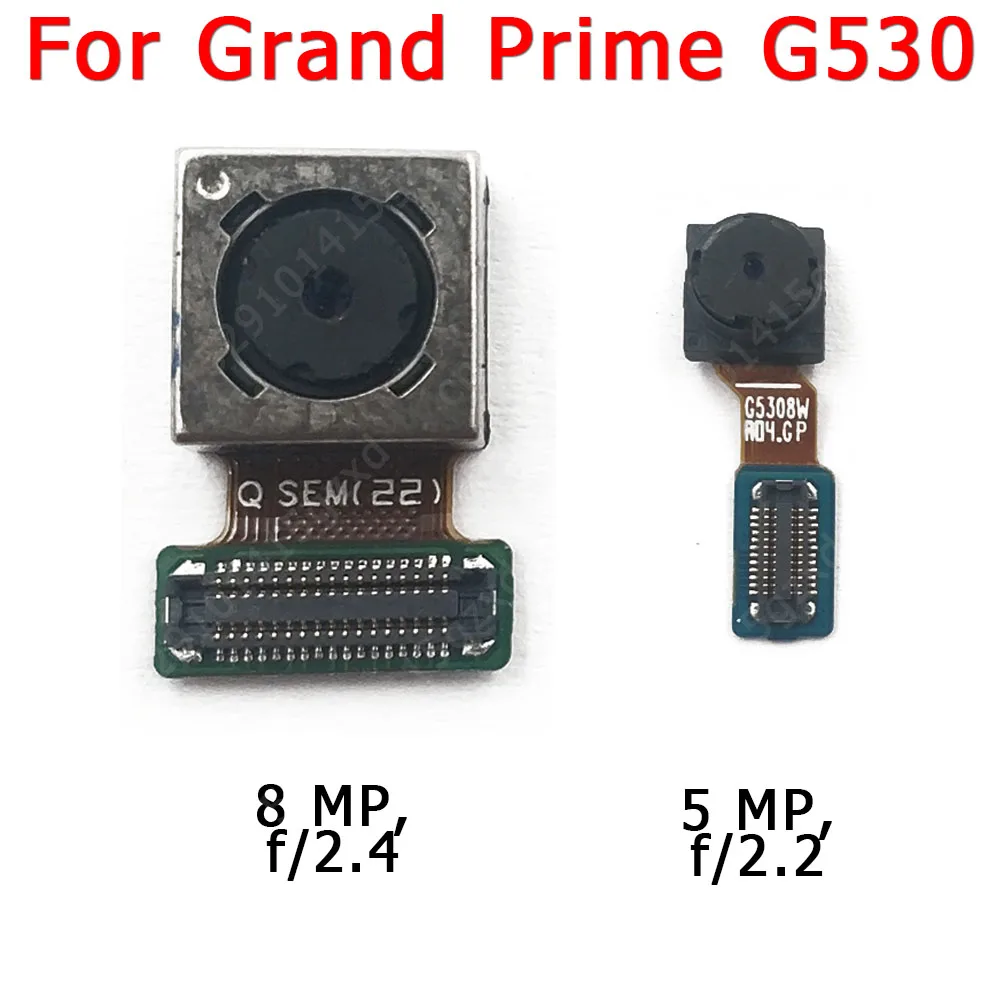 Оригинальная фронтальная и задняя камера для Samsung Galaxy Grand Prime G530 основной