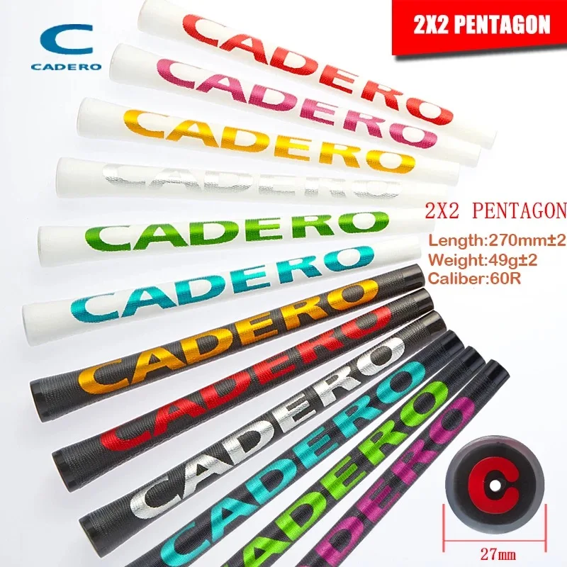 Новые прозрачные ручки CADERO 2X2 PENTAGON 10 шт./лот для гольфа цветов в наличии из мягкого