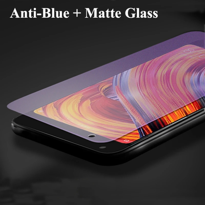 JGKK для Xiaomi mi Max 2 Max3 mi x2S полное покрытие матовый анти-синий луч закаленное стекло для mi x2S Max2 защита экрана - Цвет: Anti-Blue Matte Glas