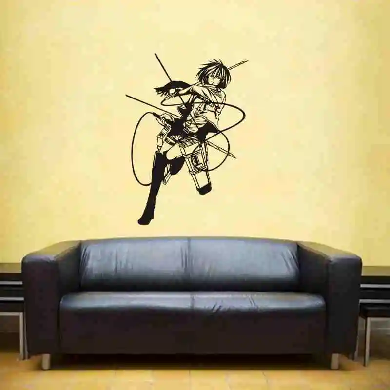 Attack on Titan Wall Decal Vinyl Stickers Decor Home Decorative Decoration Anime Car Sticker | Дом и сад