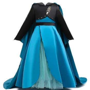 

Disney Frozen 2 Anna Dress Girls Princess Set Christmas Cosplay Anna Birthday Party Long Sleeve Elza Costume Kids Vestidos