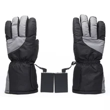 Восхождение Лыжный спорт перчатки для верховой езды снег, катание на коньках зимние Батарея приведенный в действие на открытом воздухе защитный электрическое отопление пять пальцев теплые