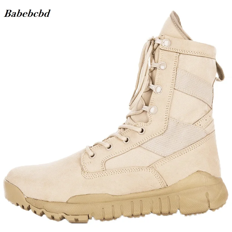 

Spring Hight-top Breathable 07 Combat Boots Men's Special Forces Combat Boots Tactical Desert Big Dumb Combat Hiking Boots