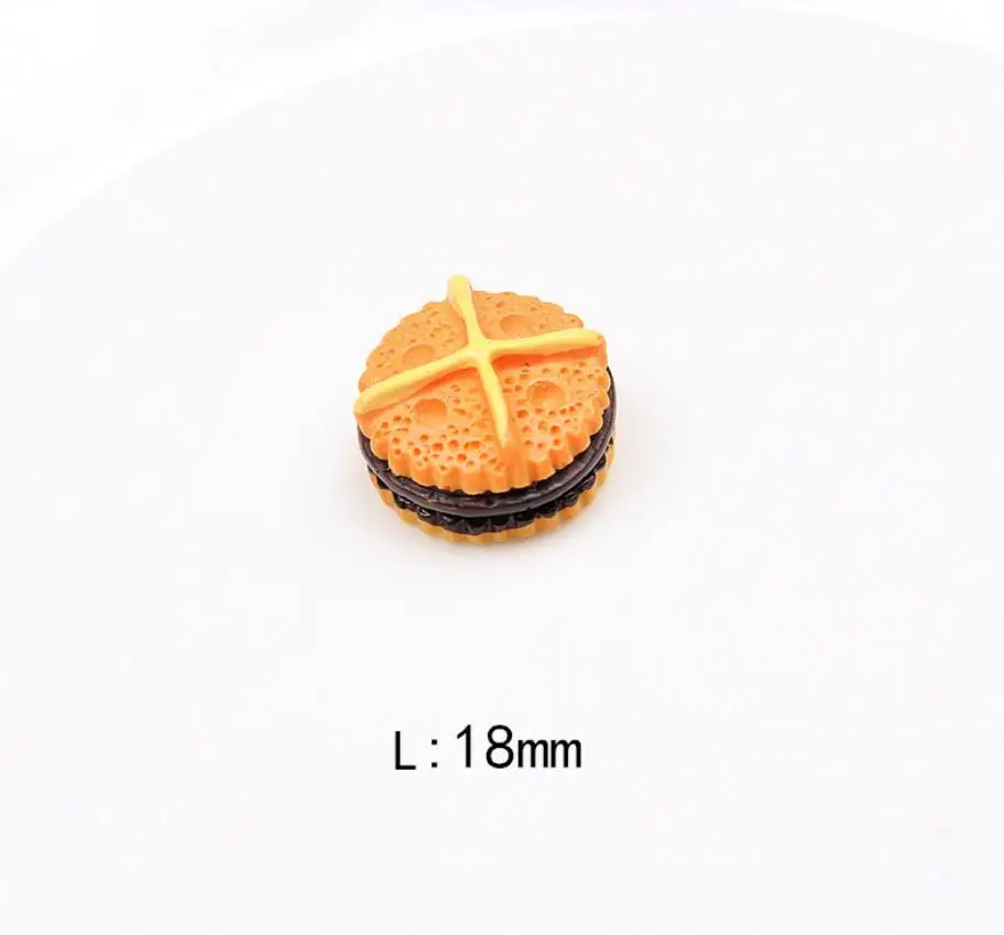 Kawaii плоские пластмассовые покерная форма хлеб Моделирование еда искусство Flatback Кабошон DIY ремесло украшения Аксессуары