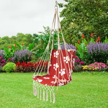 

Portable Hammock Outdoor Chair Hanging Chair Swing for Outdoor Garden Adults Kids Hammock Chair for Balcony Terrace Backyard