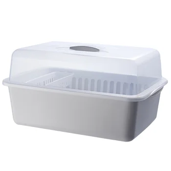 

1Pc Multifunctional Durable Lightweight Practical Storage Shelf Storage Box Dish Rack for Kitchen