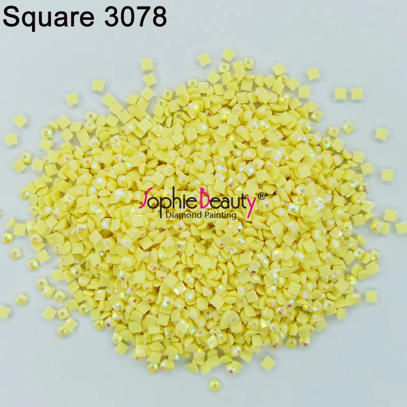 AB Stone 2.5mm Colorful Square Drills Diamond Painting Embroidery Rhinestone Mosaic diamond painting,diamond painting accessories,embroidery rhinestones