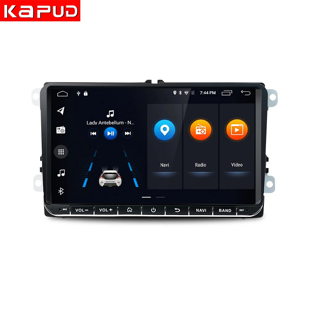 Kapud Car Radio Player Stereo Android10 9''Multimidia Autoradio Gps Classic For VW/Volkswagen/Passat/Golf/Polo/Octavia/Tiguan/B7