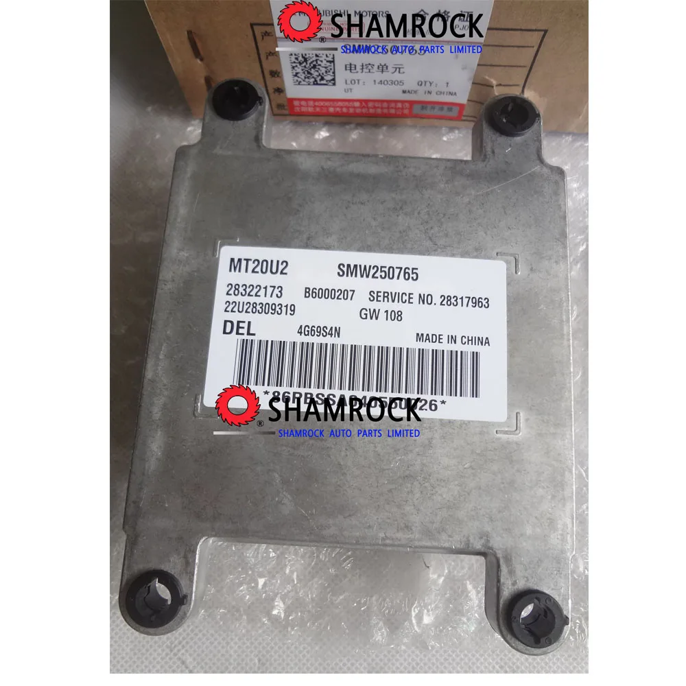 MT20U2 SMW250765 / 28322173 для GREAT WALL haval H5 4G69S4N двигатель 2.4L 16 клапан ECU оригинал с