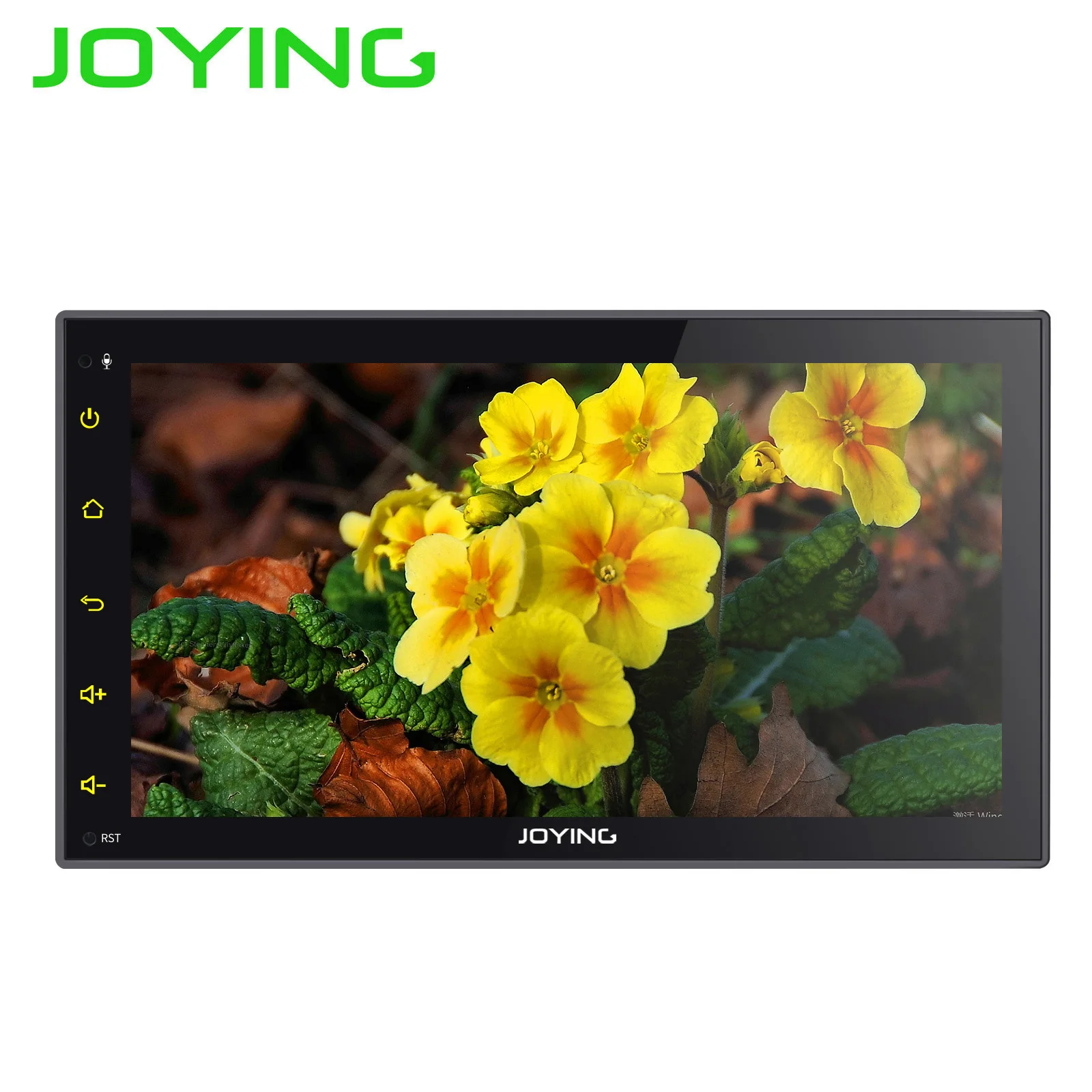 Discount JOYING double 2 din 6.95" car radio Android 8.1 Octa Core with DSP GPS Navigation head unit SWC universal BTstereo audio player 5