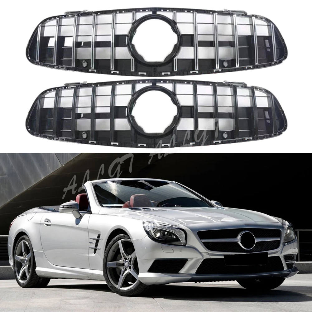 Передний гоночный заготовка бампер верхняя крышка радиатора для Mercedes-Benz R231 SL-Class