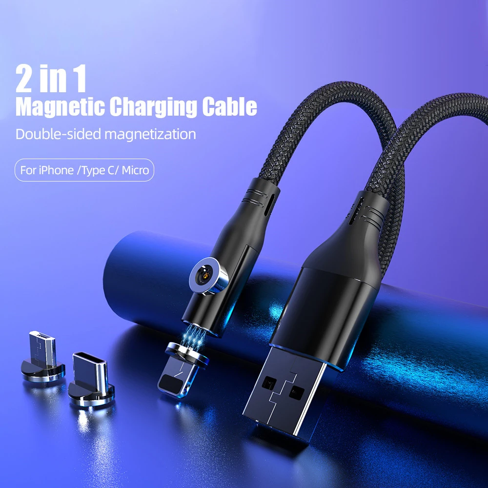 Магнитный кабель Micro USB Type C зарядный зарядное устройство для Samsung iPhone 7 8 быстрый