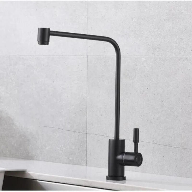 kitchen-direct-drinking-faucet-black-chrome-brass-purely-water-tap-rotation-single-cold-tap