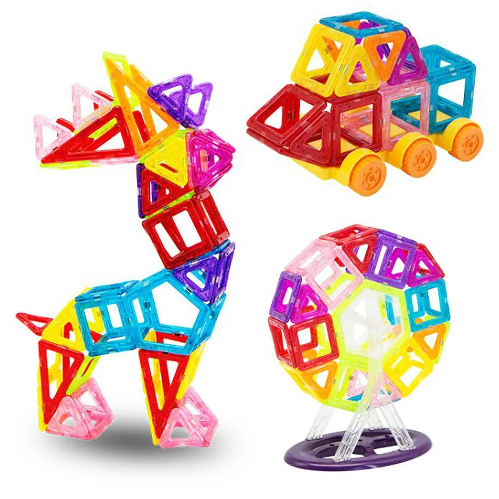 52/106 шт. маленькие магнитные детали дизайнерские конструктор самодельный макет& строительные блоки игрушки для детей подарки на день рождения