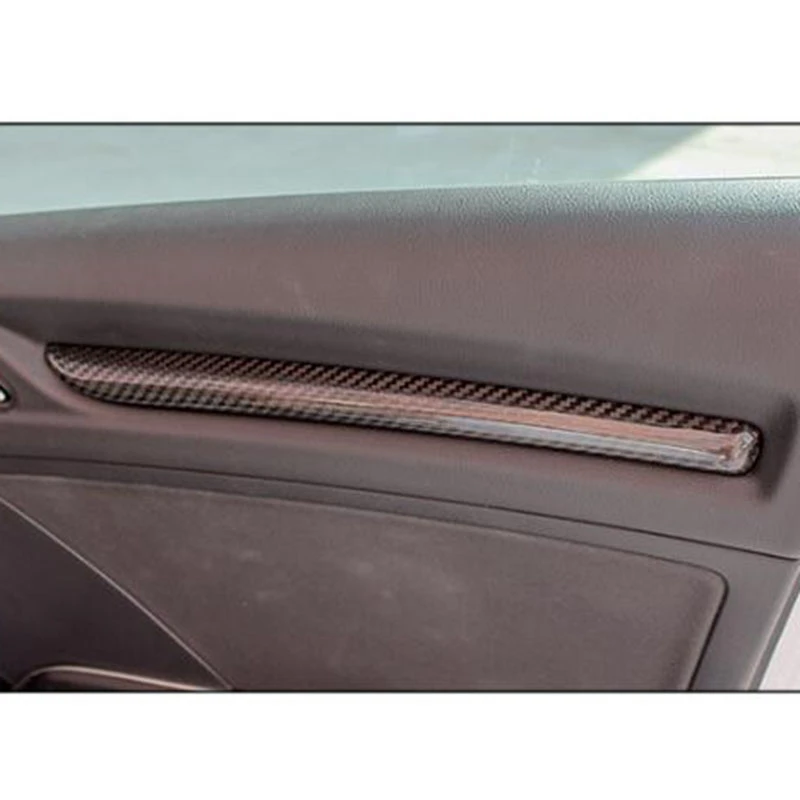 Carbon Fiber Interior Console Door Panel Strips Cover Trim for A3 S3 RS3 8V