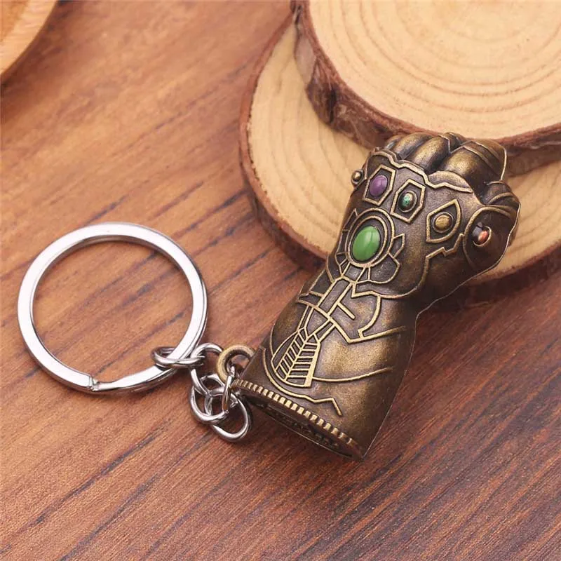kc0793 Тор молот Marvel брелок супергерой Мстители кулон брелки Буква A брелок Porte Clef chaviro Железный человек держатель для ключей - Цвет: kc0793