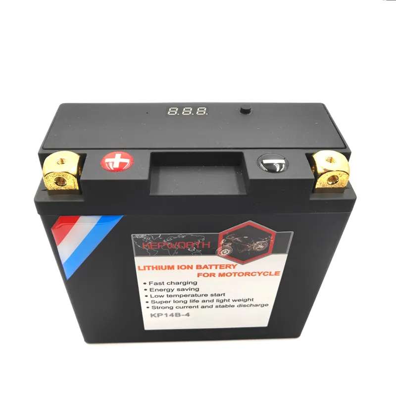 KP14B 4 LiFePO4 старт мотоцикла Батарея 12V 14Ah CCA 480A литий железо мотоцикл BMS заменить YT14B BS