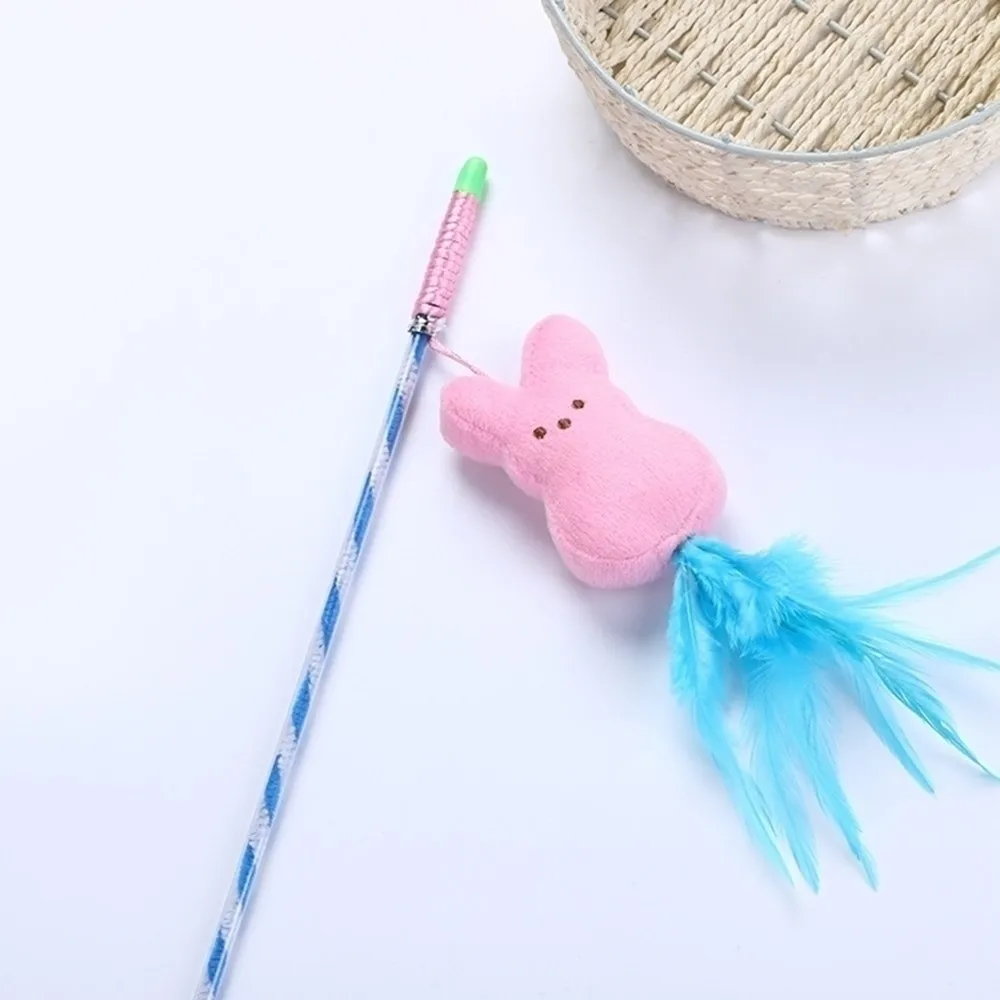 Забавные игрушки для кошек, игрушки-палочки для животных, обучающая палочка, палочка для котенка, Интерактивная игрушка для кошки, плюшевая игрушечная кошка, принадлежности
