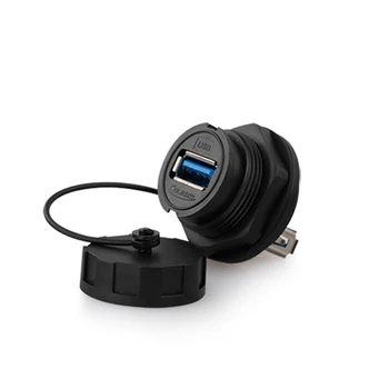 

Extension Cord 1M Cable USB Data Waterproof Aviation Adapter USB3.0 Female Socket Male Plug Panel Mount USB 3.0 Connector 9 Pin
