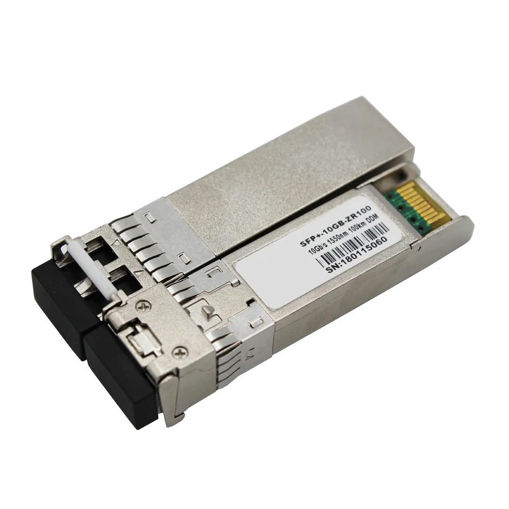 EXW цена 10 ГБ/сек. SFP+ трансивер SFP-10G-ZR100 двухволоконный одномодовый 100 км 1550 нм LC DDM