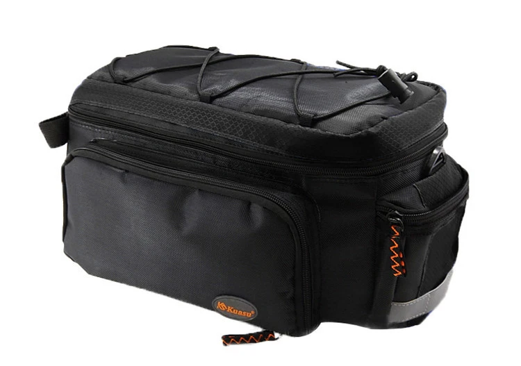 Черный Велосипедная Сумка bolsa велосипедная Сумка bolsa bicicleta сумки bolso bicicleta fietstas bike vtt velo аксессуары pannier - Цвет: Черный
