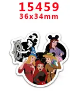 15459 30 шт мультяшный персонаж плоское украшение из смолы PR 16660 - Цвет: 15459