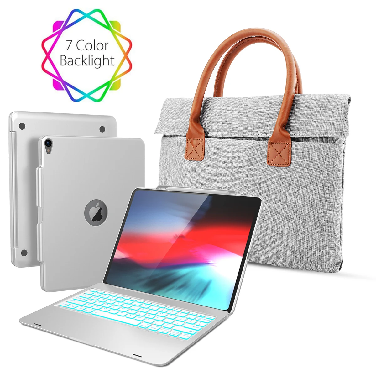 US Keyboard Case For iPad Pro 12.9 2018 Bluetooth Keyboard Tablet Case Protector Set With 13 Inch U