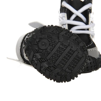 

4pcs Puppy Pet Anti-slip Waterproof Dog Shoes Breathable Sneakers Rain Booties Durable Dog Socks for Outdoor