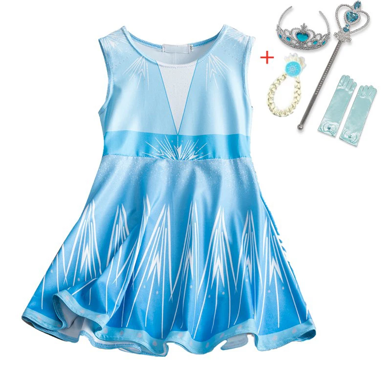2020 New Dress For Girls Halloween Party Princess Tutu Kids Carniva Elza Cosplay Costumes Children Vestidos | Детская одежда и
