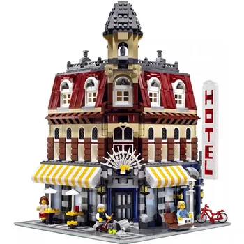 

15002(84002) City Street View Compatible 10182 Cafe Comer Model Building Kits Block Bricks Educational Toy for Kids 2133PCS