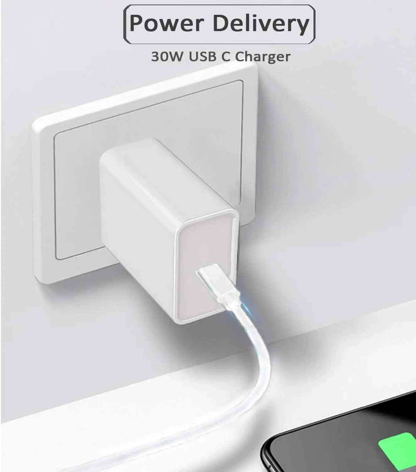 AntePow GaN 65W USB C PD зарядное устройство Быстрая зарядка Type быстрое для Mac air