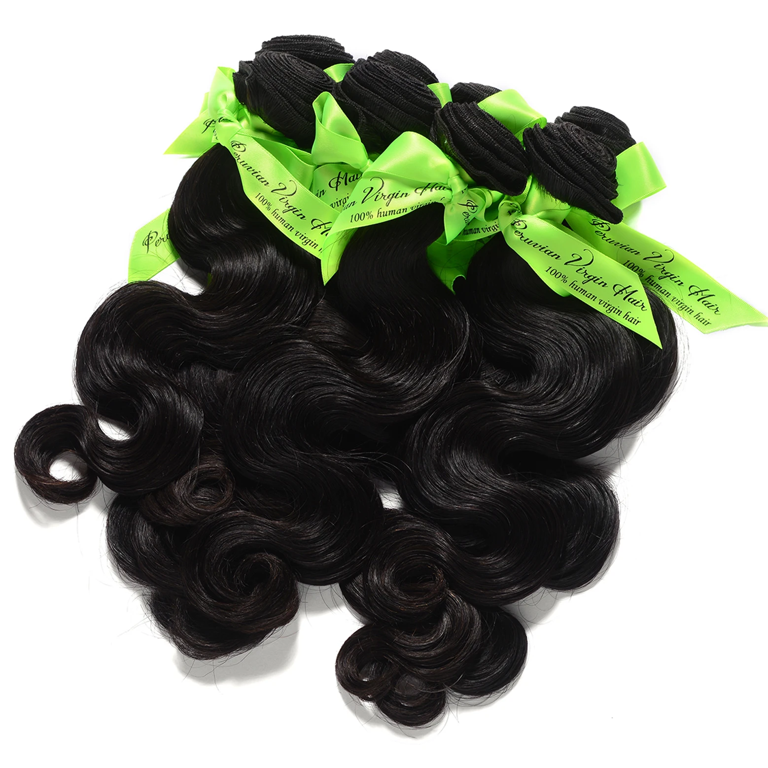 MOCHA Hair 10A перуанские девственные волосы объемная волна 3 пучка необработанные человеческие волосы для наращивания натуральный цвет