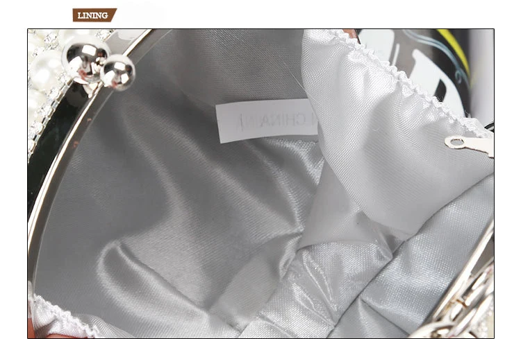 Жемчужные вечерние сумки расшитые бисером женские жемчужные бусы клатч сумки ручной работы свадебные сумочки модные круглый шар в форме Бриллиантовая сумочка