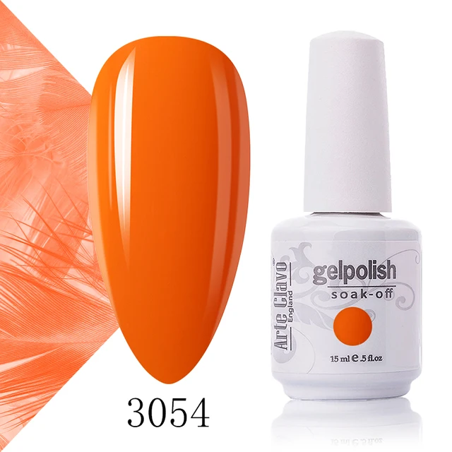 Arte Clavo 131 Colors Gel Polish Nail Gel Varnish Paint Semi Permanent Nails Art Gel Nail Polish For Manicure Top Coat Base Coat 3054