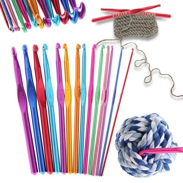 Metal Crochet Hook sizes 2mm to 10mm *15cm- Craft Knitting Yarn Needles Sew  Tool