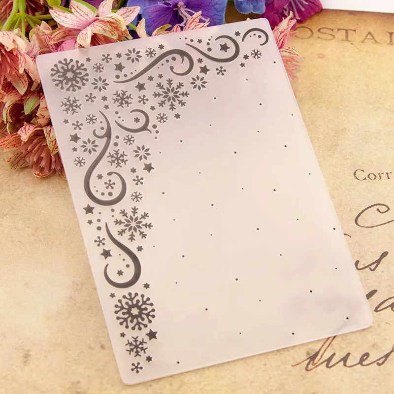 Ypp Craft Snowflake Embossing Folders For Diy Scrapbooking Paper Craft