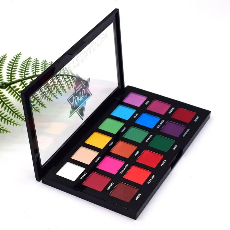 USHAS color ful beauty палитра теней для век стойкий телесный цвет матовый блеск водонепроницаемые тени для век палитра для макияжа TSLM1